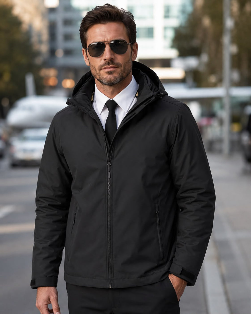 Pilot Shop Bakırköy markalı Pilot In Command mont, dayanıklı tekstil kumaş ve şık tasarımıyla dikkat çekiyor.
