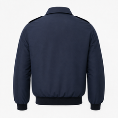Lacivert renkli pilot montu, yaka ve kumaş detaylarıyla, Tekstil & Üniforma kategorisinde, PILOT SHOP BAKIRKÖY markası.