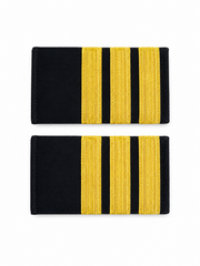 Alt metin: Altın renkli APOLET tekstil ve uniformalar için, pilot şık ve dayanıklı tasarım, CrewTurk marka uniformalar.