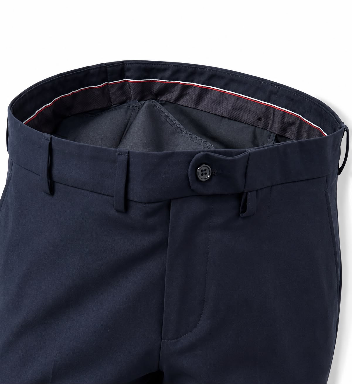 Lacivert ve bordo astarlı erkek pantolon, şık ve rahat, tekstil ve üniforma kategorisinde, pilott shop bakırköy.